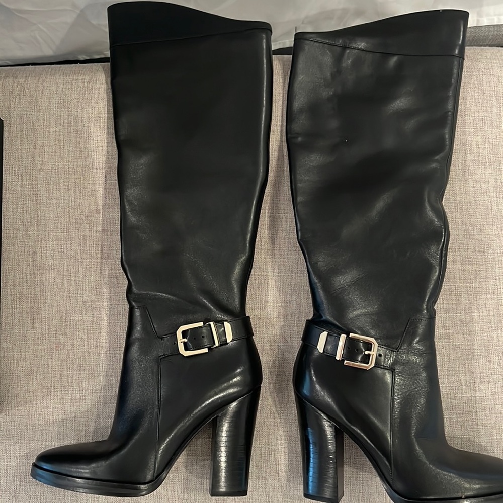 Worn once. Marciano black boots